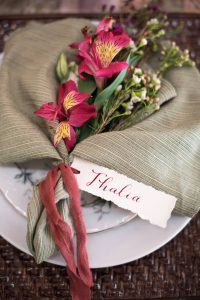 calligraphy place cards