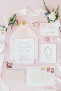 plume and fete invitation suite