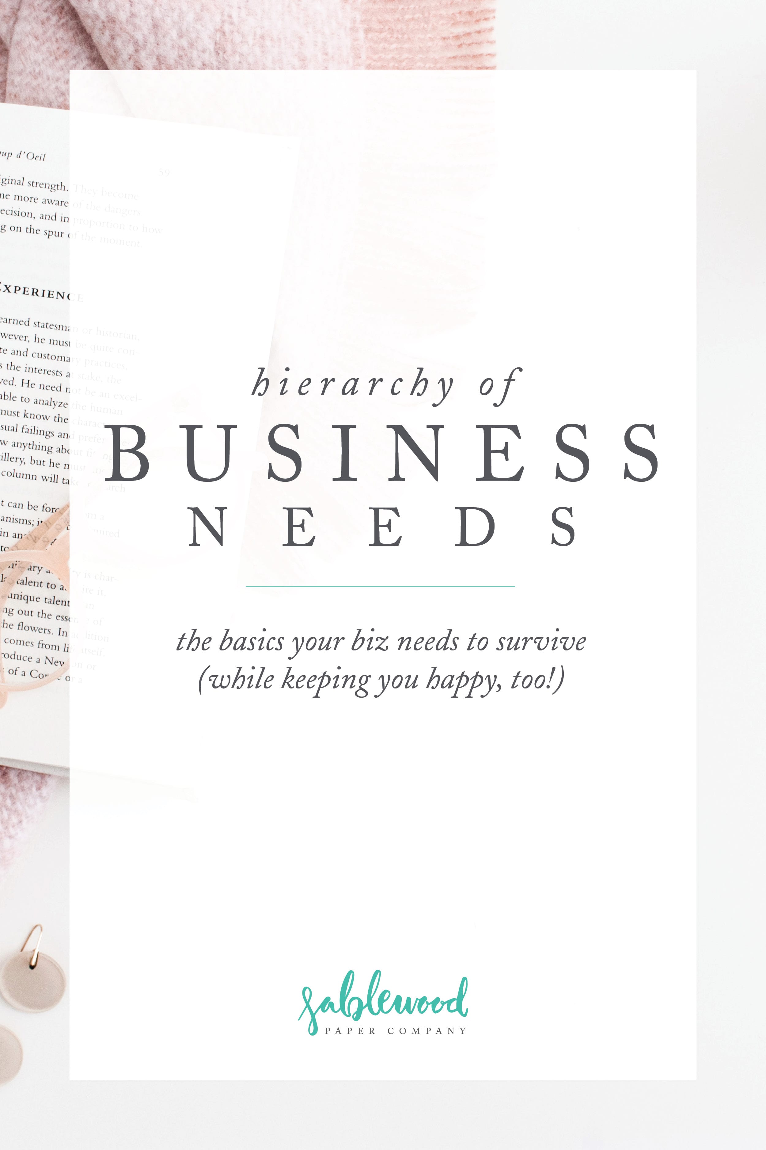 The Business Hierarchy of Needs